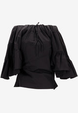 Meryll Rogge Off-Shoulder Ruffled Blouse Black 500559WS25_BLACK
