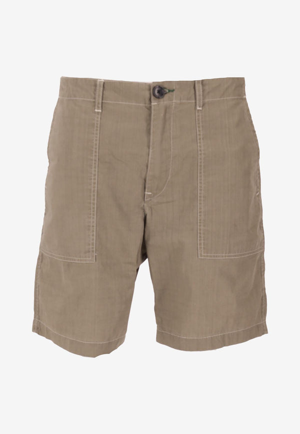 Paul Smith Logo Embroidered Bermuda Shorts Green M2R071ZP22339_35