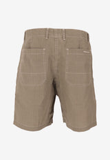 Paul Smith Logo Embroidered Bermuda Shorts Green M2R071ZP22339_35