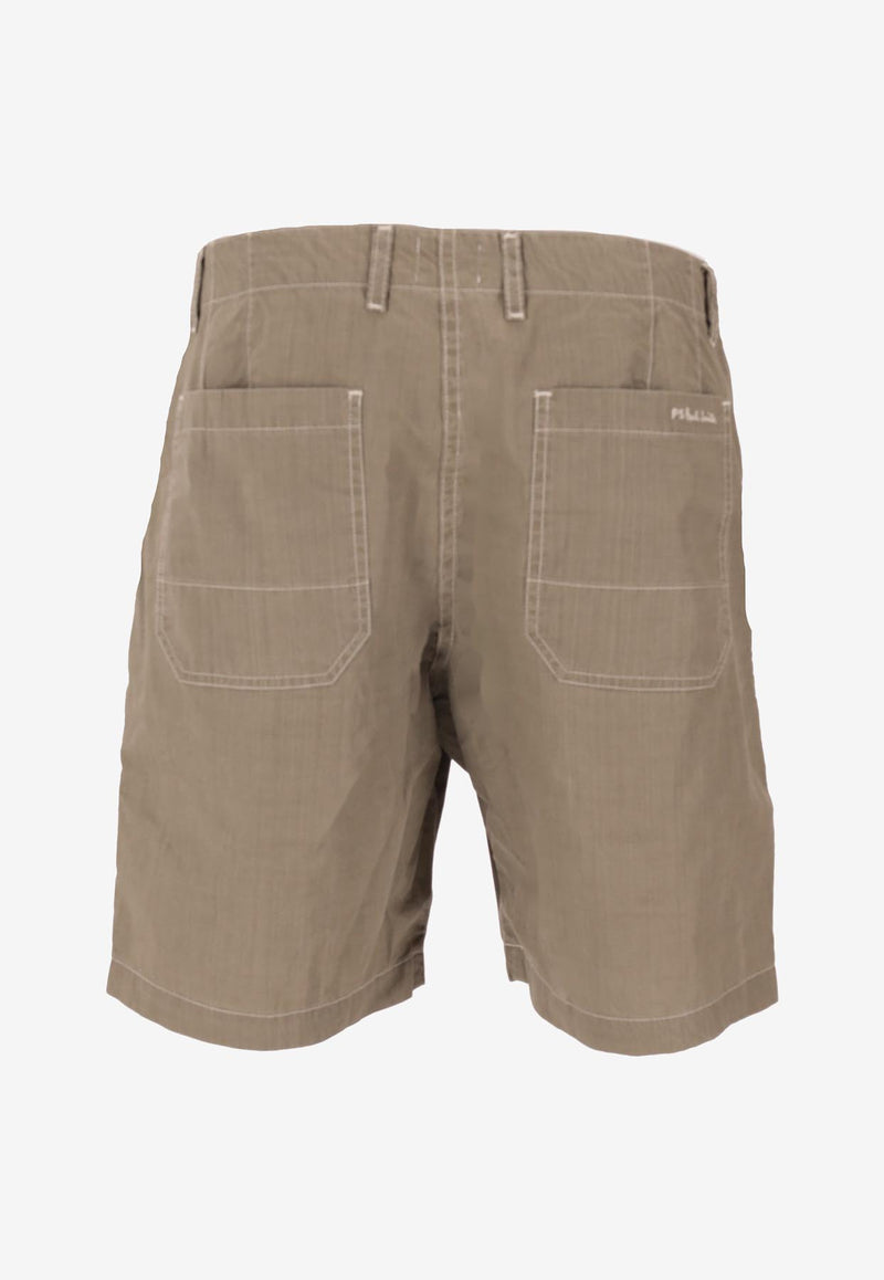 Paul Smith Logo Embroidered Bermuda Shorts Green M2R071ZP22339_35