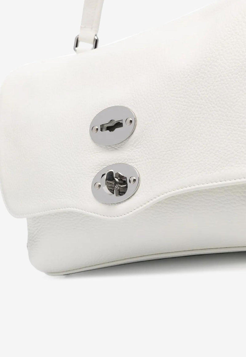 Zanellato Small Postina Daily Calf Leather Top Handle Bag Latte 0680100040000S_Z1190