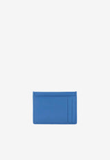 Miu Miu Matelassé Logo Plaque Leather Cardholder Blue 5MC103AFPP_F0V98