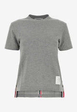 Thom Browne Classic Loopback Pique T-shirt Gray FJS013A00050_055