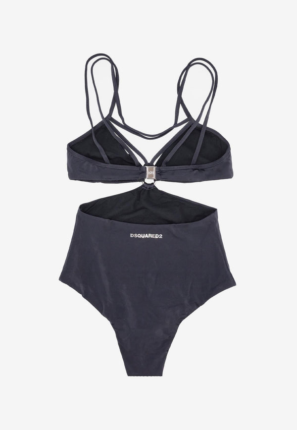 Dsquared2 Cut-Out One-Piece Swimsuit Black D6BGD5130_001