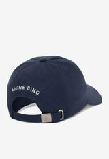 Anine Bing Jeremy  Logo Baseball Cap Navy A129084_BEL26