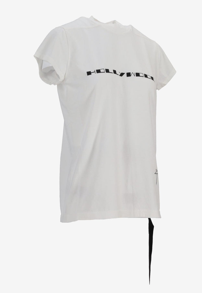 Rick Owens DRKSHDW Small Level T Printed T-shirt White DS01E3208RNEP5_1109