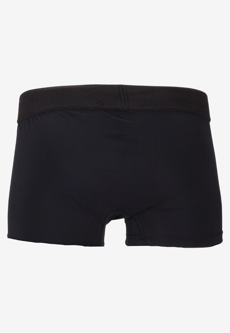 Dsquared2 Logo Waistband Boxer Black D9LDG5830_001