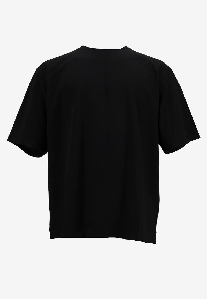 La Rose Essential Short-Sleeved T-shirt Black MMU001_999