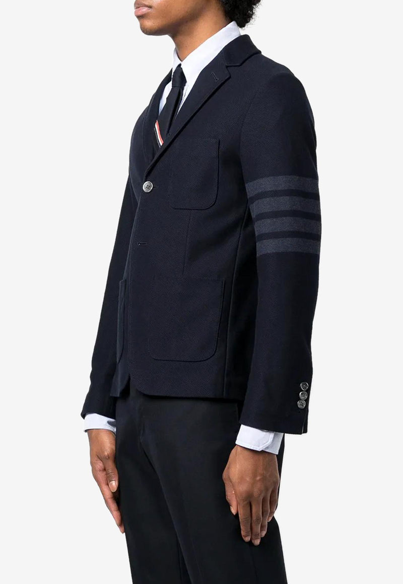 Thom Browne 4-bar Stripes Single-Breasted Jacket Navy MJT175A06772_415
