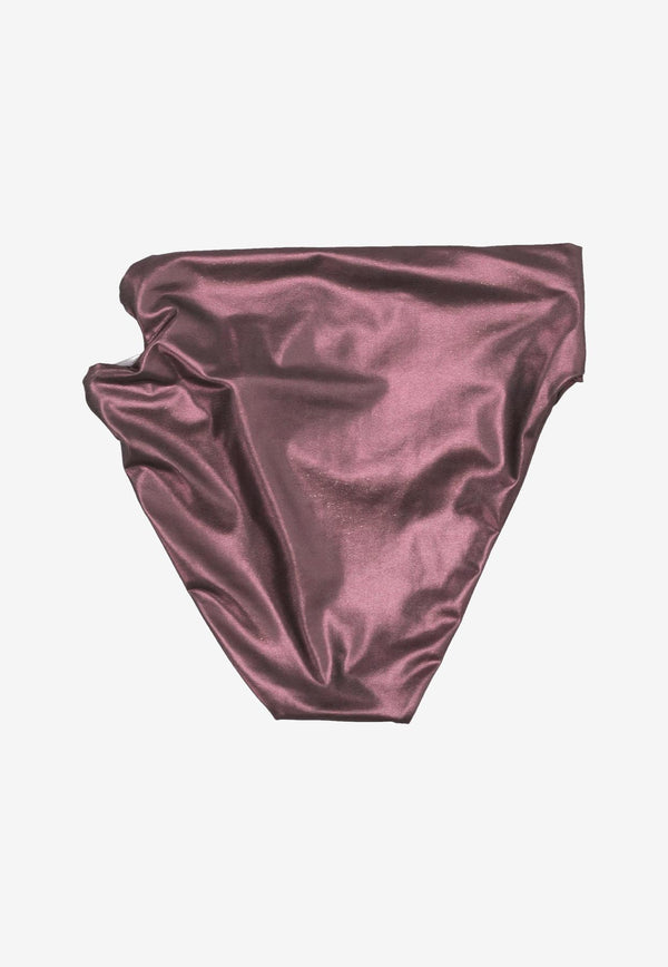 Rick Owens Hydra Asymmetric Bikini Bottom Mahogany RP01E7095NSM_84