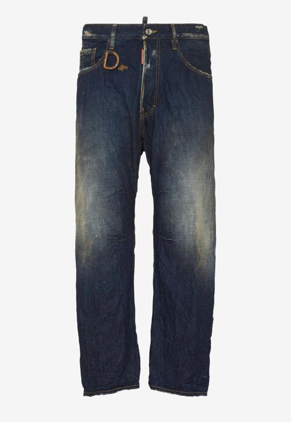 Dsquared2 Kawaii Straight-Leg Faded Jeans Denim S74LB1762D30011_470