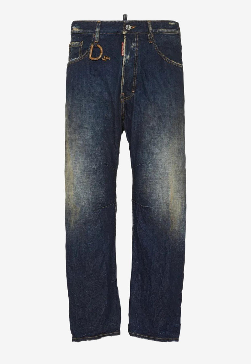 Dsquared2 Kawaii Straight-Leg Faded Jeans Denim S74LB1762D30011_470