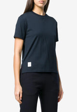 Thom Browne Relaxed Jersey T-shirt Navy FJS036A05398_415