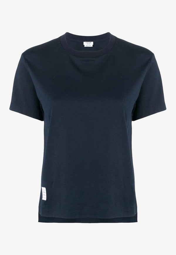 Thom Browne Relaxed Jersey T-shirt Navy FJS036A05398_415