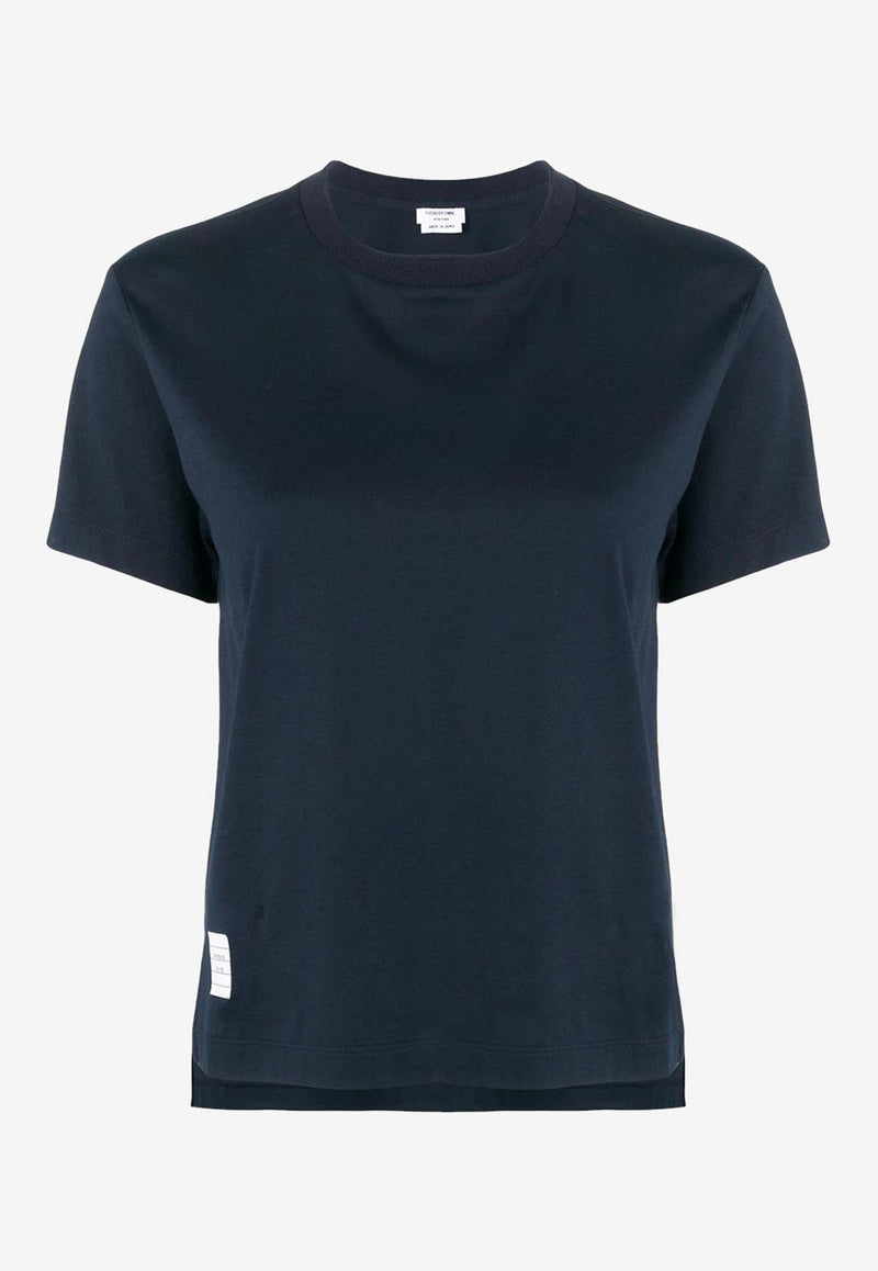 Thom Browne Relaxed Jersey T-shirt Navy FJS036A05398_415