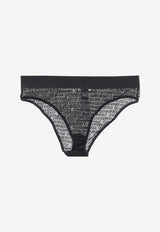 Dsquared2 All-Over Logo Sheer Underwear Black D8L645840_001