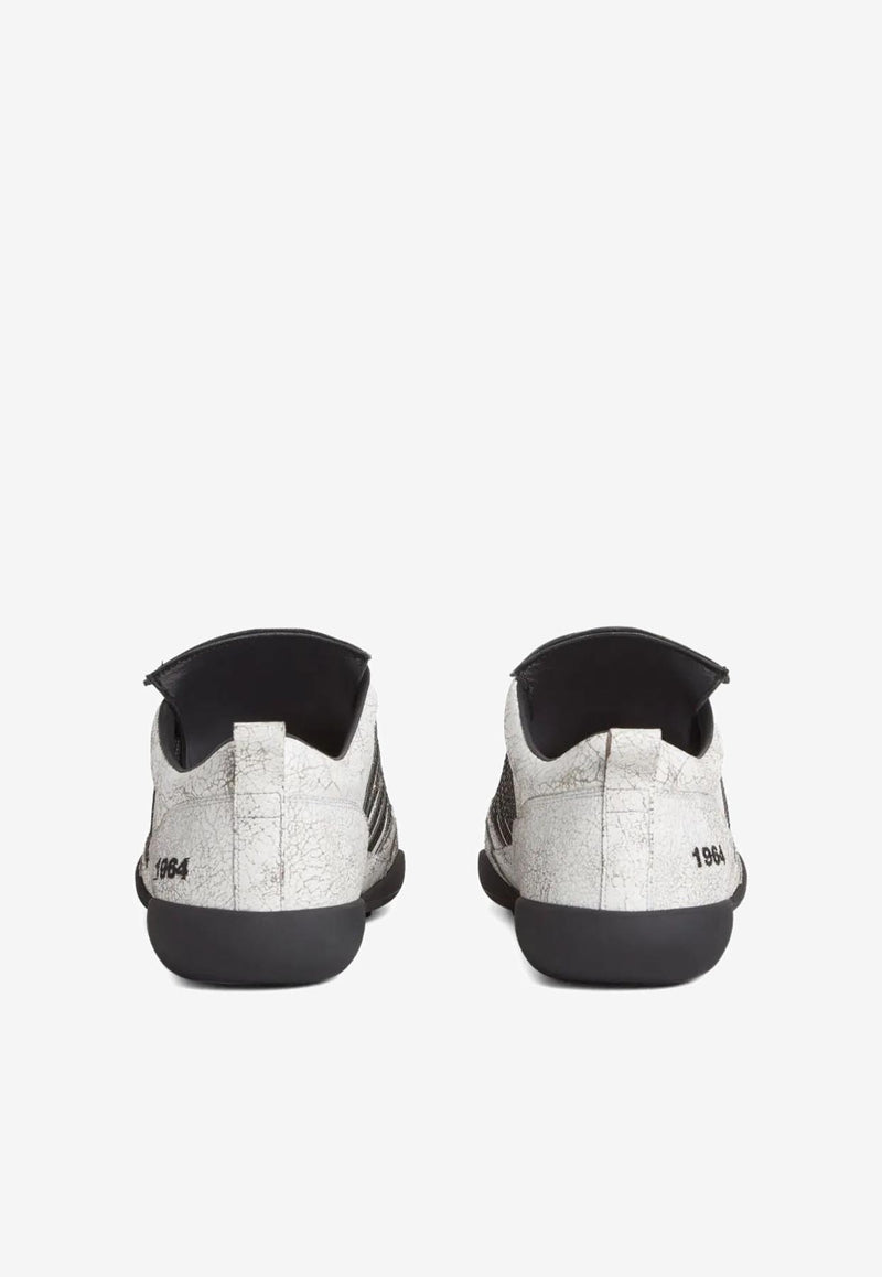 Dsquared2 Soccer Lace-Up Leather Sneakers White SNM036143108439_M072