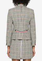 Thom Browne Gunclub Check High Break Tweed Blazer Gray FBC946AF0928_980