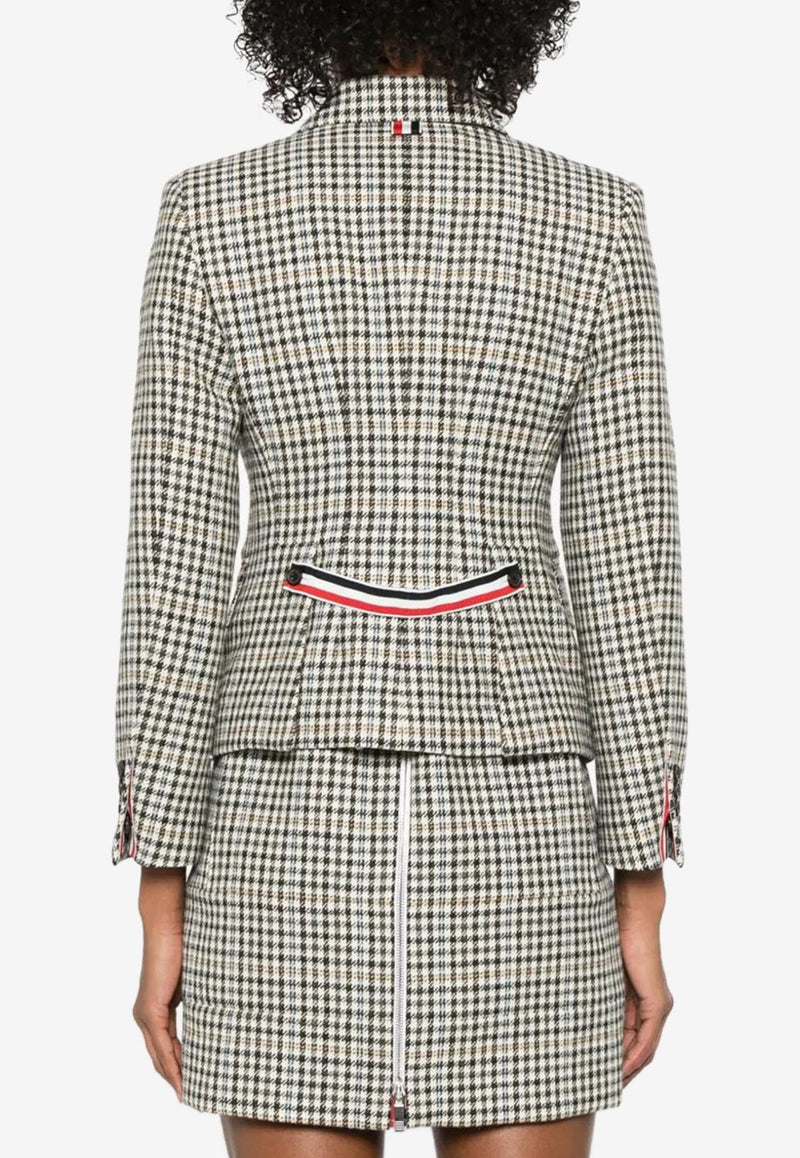 Thom Browne Gunclub Check High Break Tweed Blazer Gray FBC946AF0928_980