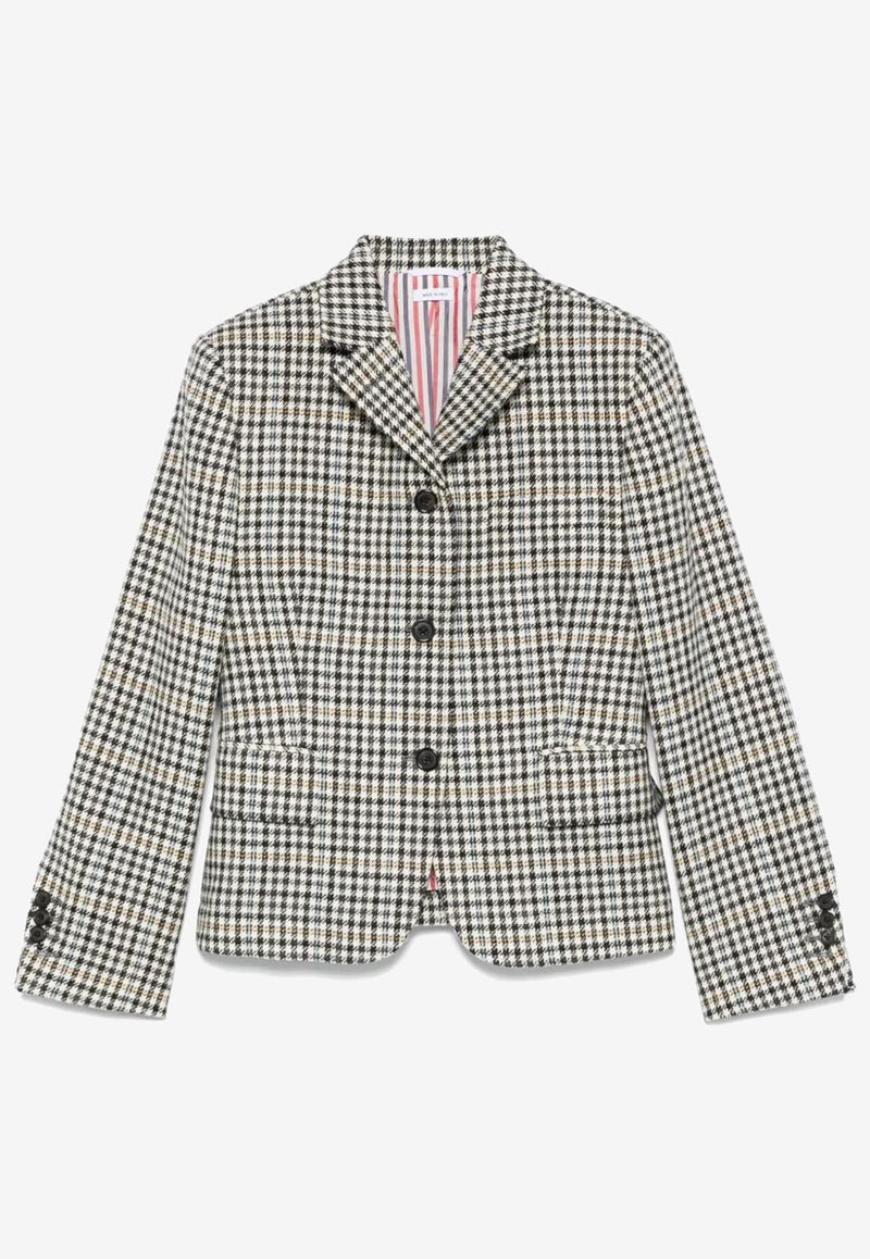 Thom Browne Gunclub Check High Break Tweed Blazer Gray FBC946AF0928_980
