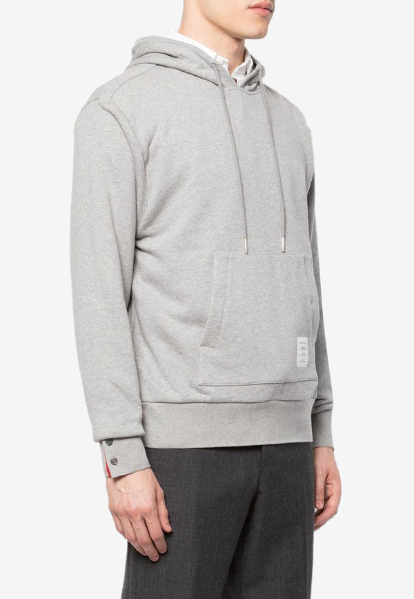 Thom Browne Classic Loopback Hooded Sweatshirt Gray MJT086A03377_055