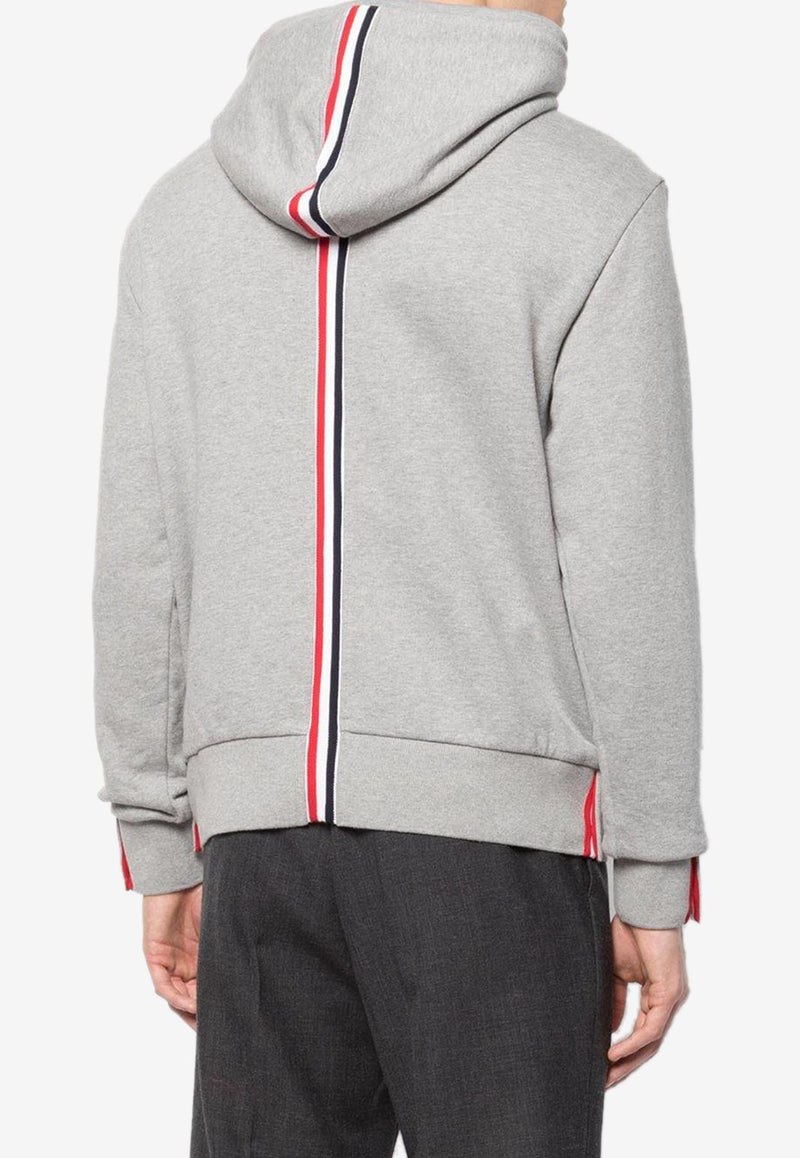 Thom Browne Classic Loopback Hooded Sweatshirt Gray MJT086A03377_055