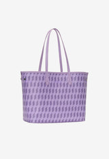 Au Départ No. 47 Monogram Coated Canvas Tote Bag Lavender BWTT005_881