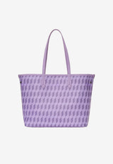 Au Départ No. 47 Monogram Coated Canvas Tote Bag Lavender BWTT005_881