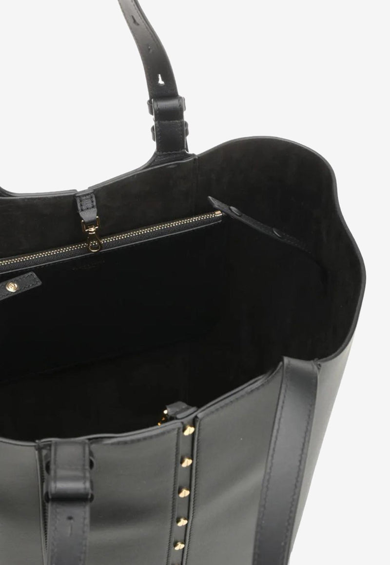 Golden Goose DB 24/7 North-South Leather Shoulder Bag Black GWA00632A000651_90100