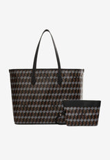 No. 55 Monogram Coated Canvas Tote Bag