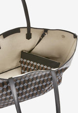 No. 55 Monogram Coated Canvas Tote Bag