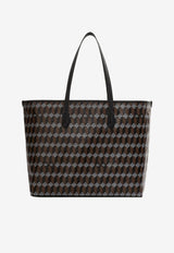 Au Départ No. 55 Monogram Coated Canvas Tote Bag Black BWTT004_282