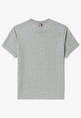 Thom Browne Name Tag Patch T-shirt Gray FJS036A05398_055