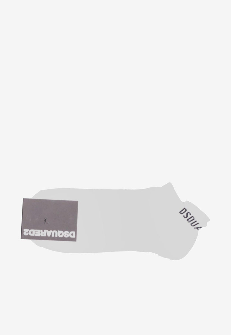 Dsquared2 Logo Print Socks White DFV153200_110