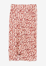 Isabel Marant Lisanne Silk-Blend Midi Skirt Multicolor JU0080FAC3J10I_80GT