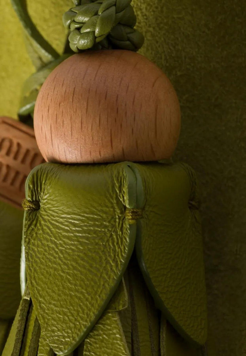 Miu Miu Suede Handbag with Tassels Green 5BA295VOLO2CSS_F077G