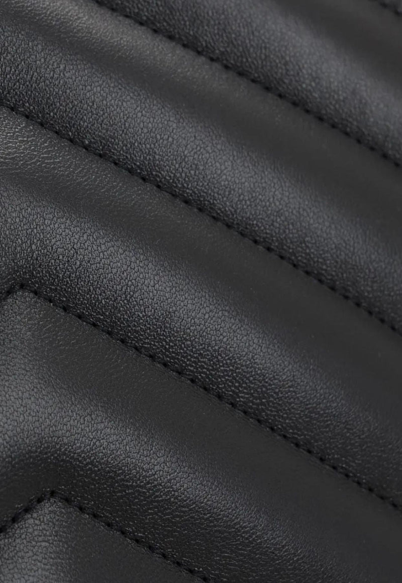 Saint Laurent Large Loulou Quilted Leather Crossbody Bag Black 803541AAEAX_1000