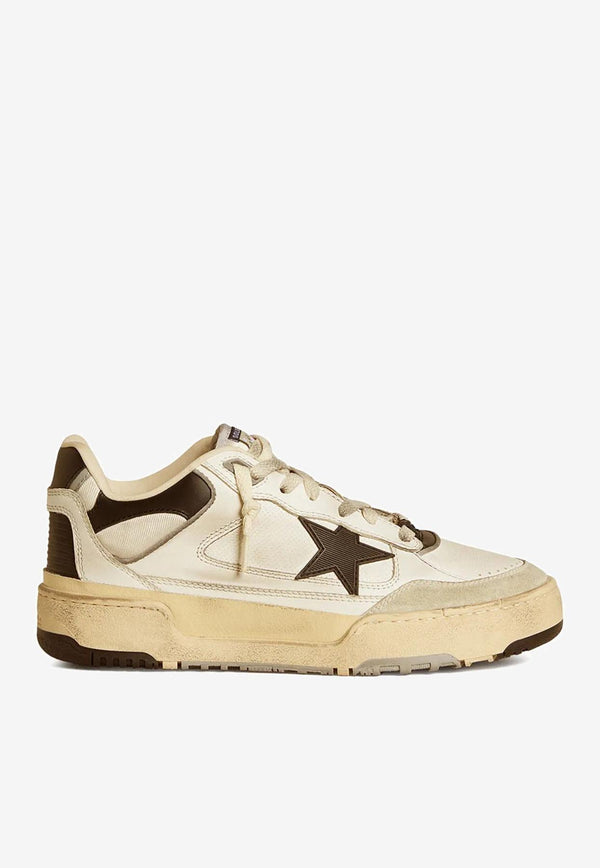 Golden Goose DB Forty2 Leather Sneakers Beige GWF00630F005745_11395
