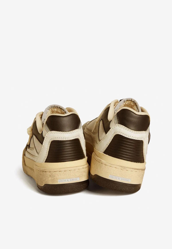 Golden Goose DB Forty2 Leather Sneakers Beige GWF00630F005745_11395