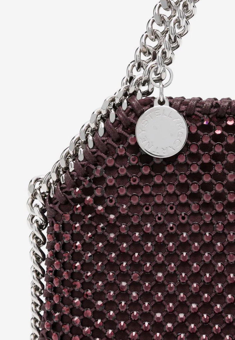 Stella McCartney Mini Falabella Crystal Tote Bag Bordeaux 700109WP0329_6008