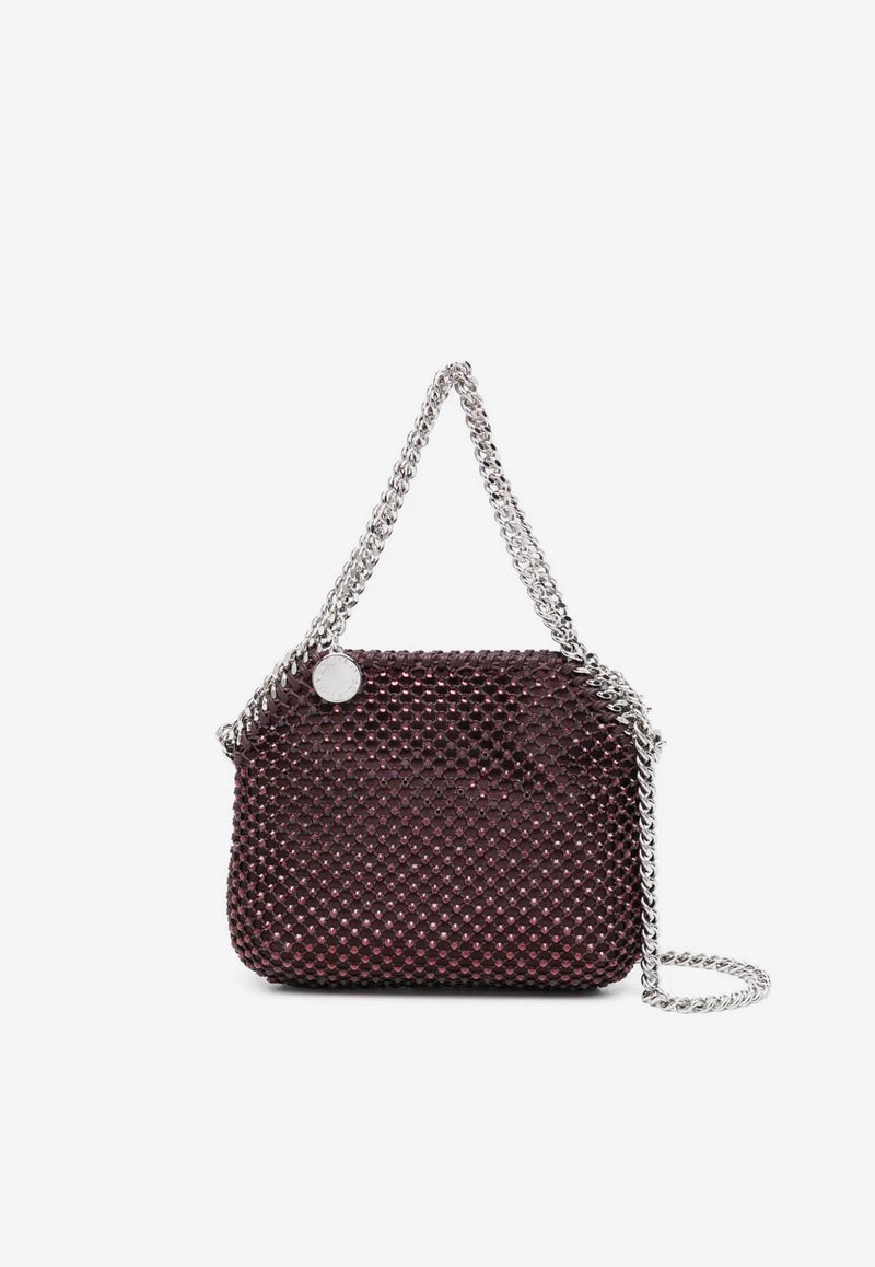 Stella McCartney Mini Falabella Crystal Tote Bag Bordeaux 700109WP0329_6008