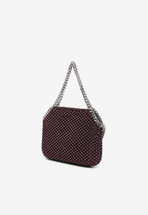 Stella McCartney Mini Falabella Crystal Tote Bag Bordeaux 700109WP0329_6008