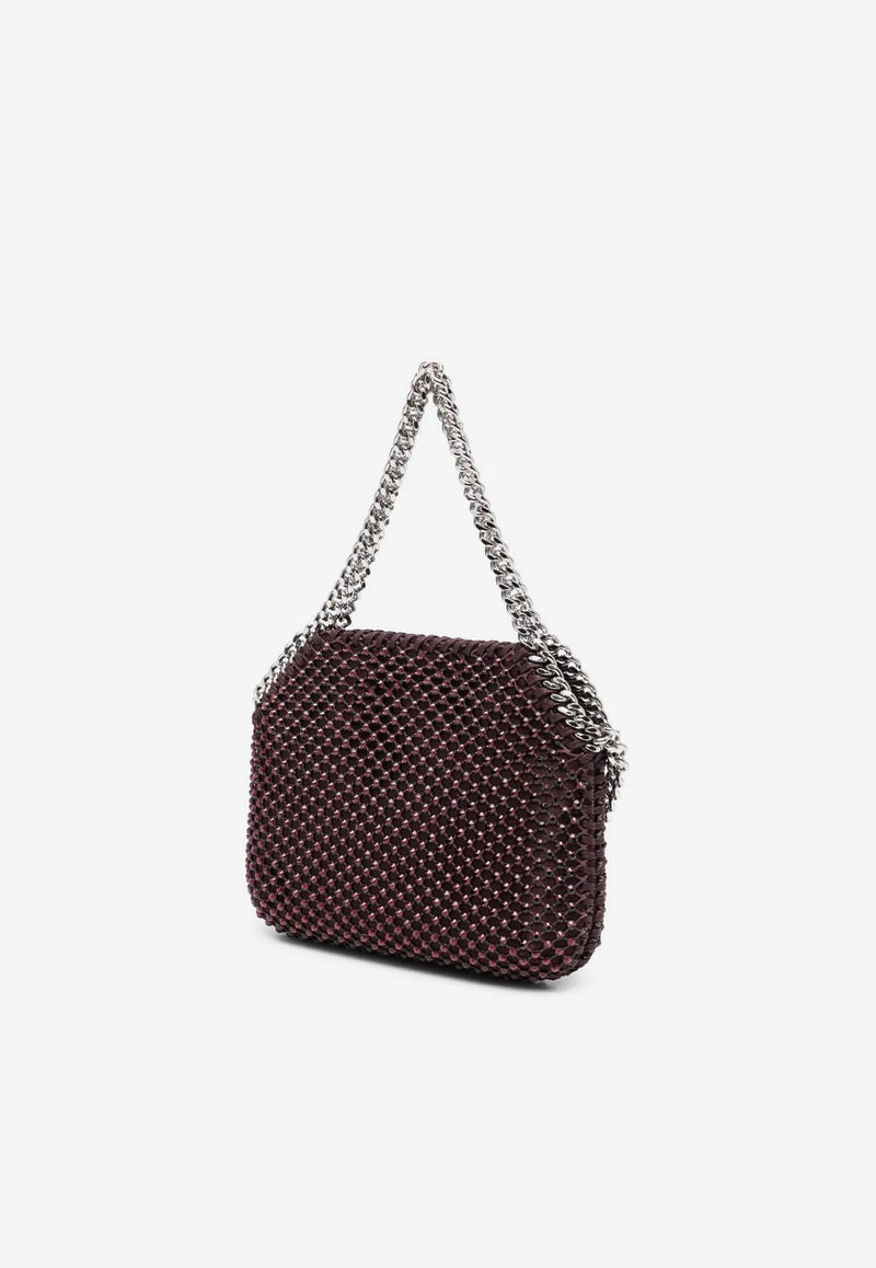 Stella McCartney Mini Falabella Crystal Tote Bag Bordeaux 700109WP0329_6008