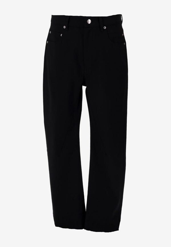 Rick Owens Detroit Cut Straight-Leg Jeans Black RP01E7324ZL_09