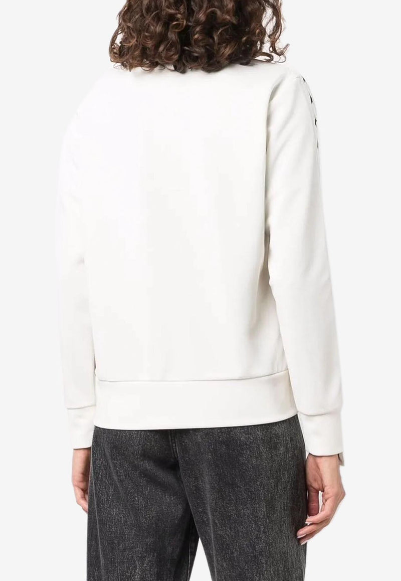 Golden Goose DB Star Print Zip-Up Track Jacket White GWP00875P000520_81347