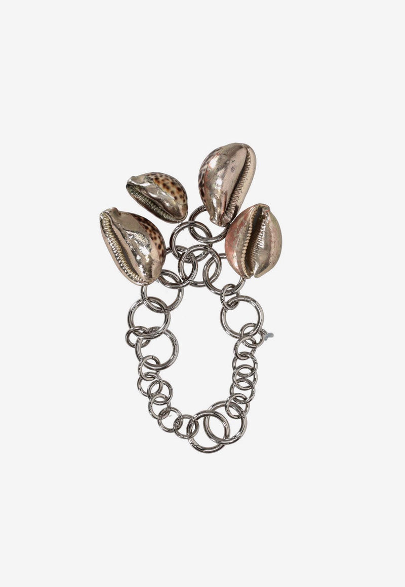 Niccolò Pasqualetti Sea Shells Chain Necklace Silver NP07G020CHAI_SHEL