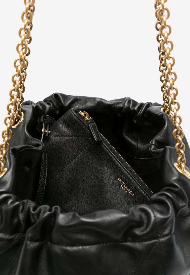 Saint Laurent Large Jamie Leather Shoulder Bag Black 828350AAB32_1000