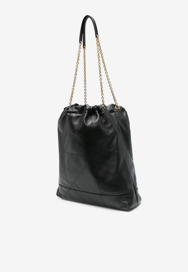 Saint Laurent Large Jamie Leather Shoulder Bag Black 828350AAB32_1000