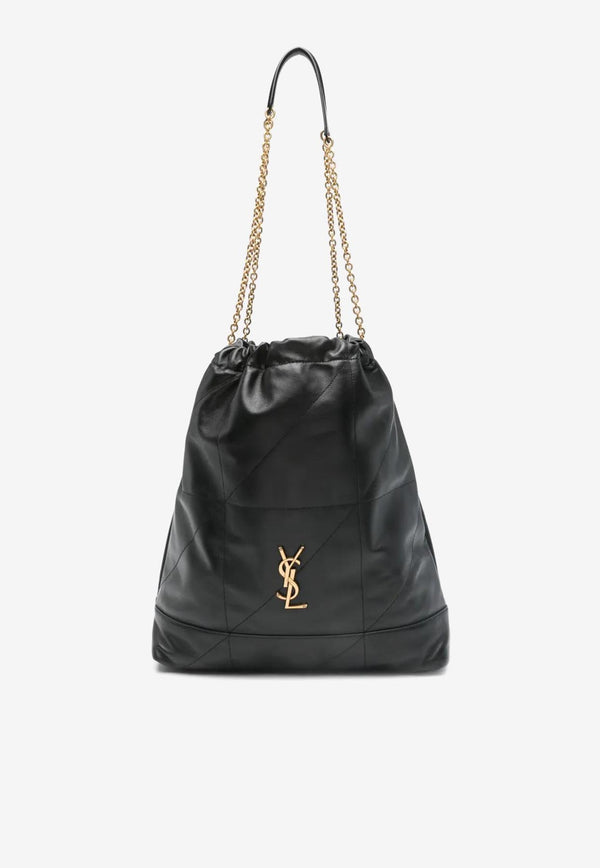 Saint Laurent Large Jamie Leather Shoulder Bag Black 828350AAB32_1000