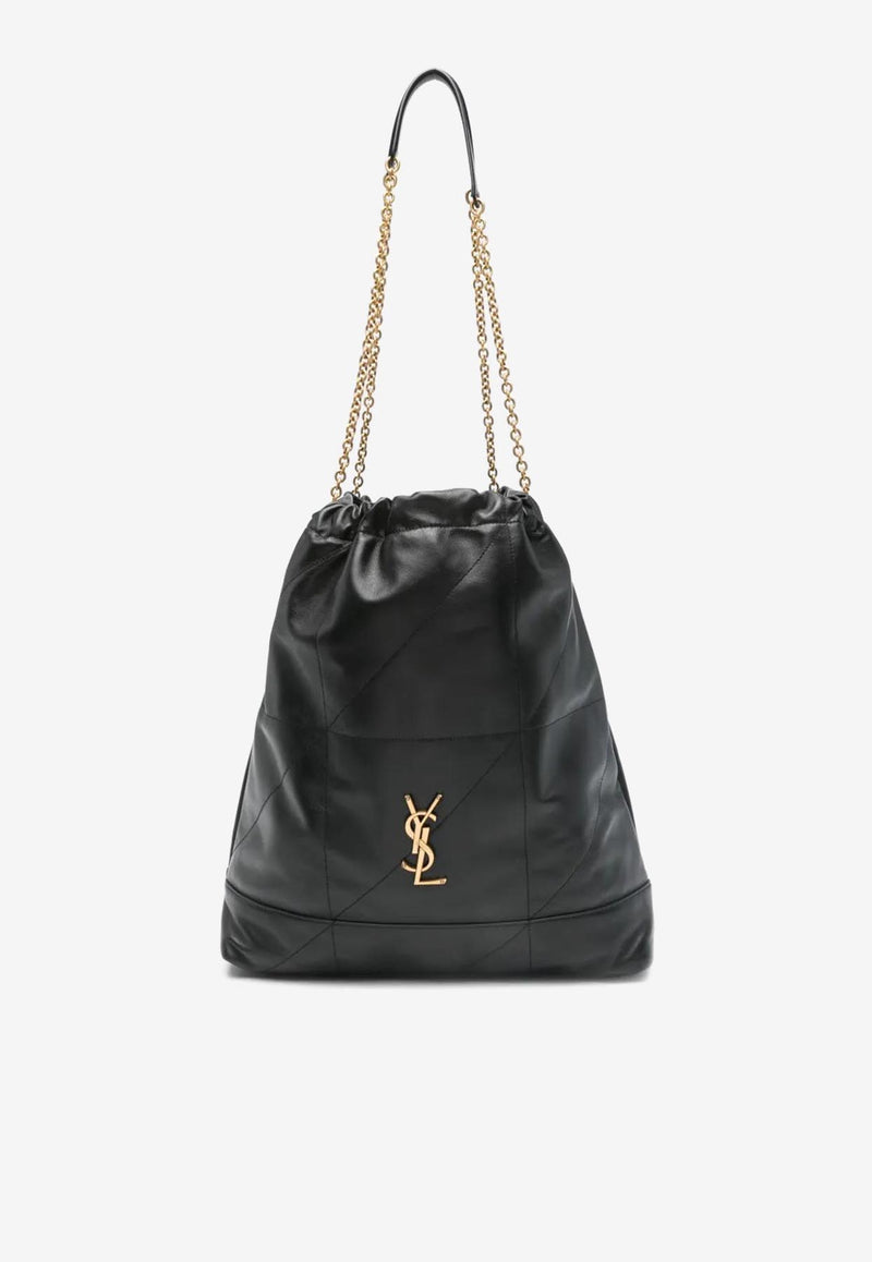 Saint Laurent Large Jamie Leather Shoulder Bag Black 828350AAB32_1000